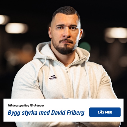 Bygg styrka med David Friberg - tr�ningsuppl�gg f�r 5 dagar